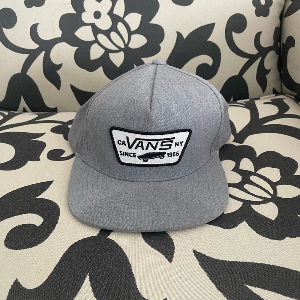 Vans Classic Gray Cap with Logo Patch